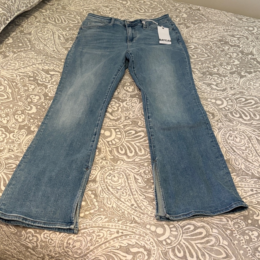 American Eagle Outfitters Light Blue Flare Jeans